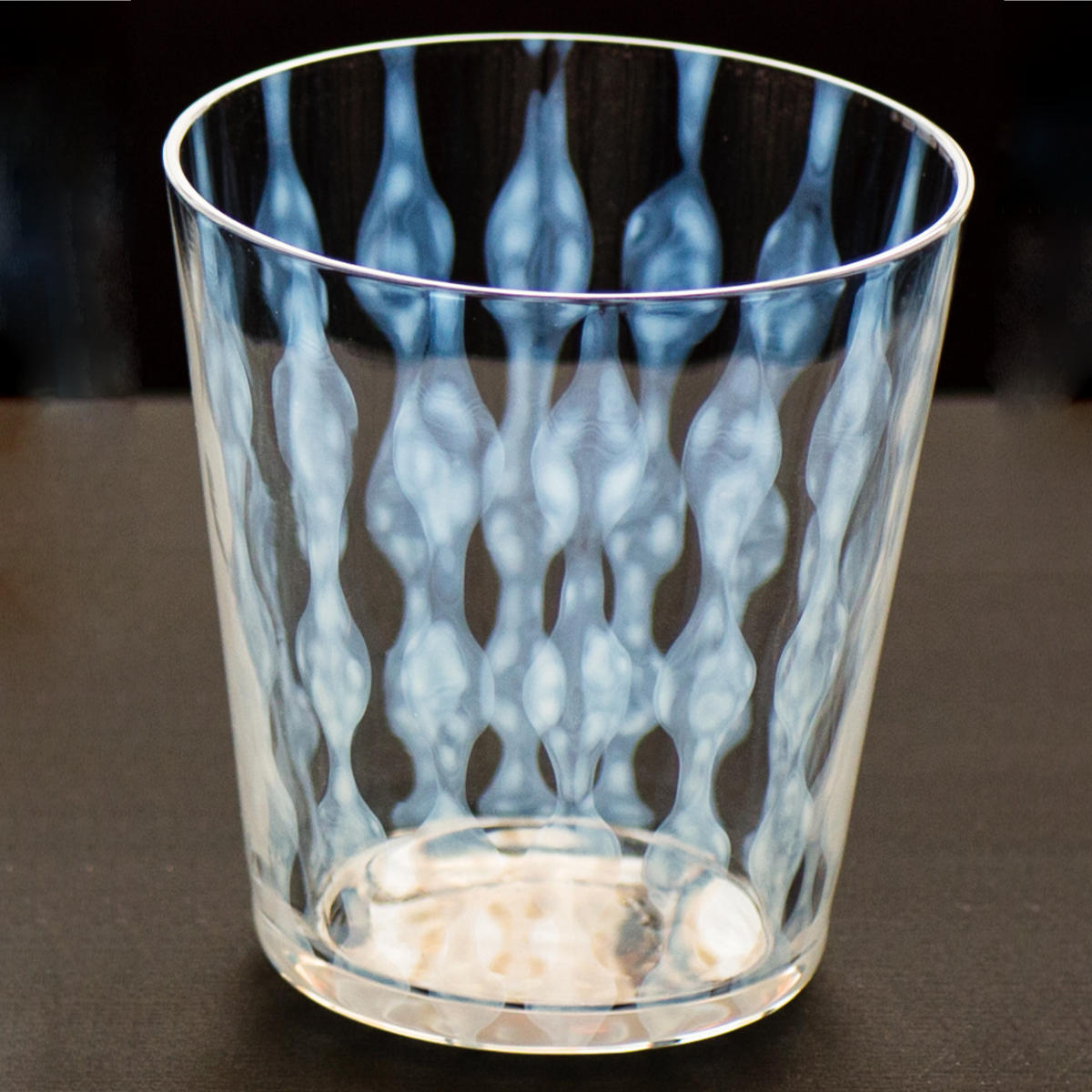 廣田硝子 大正浪漫 タンブラー 300ml ( 格子 玉十草 巻き上げ ガラス 日本製 コップ グラス カップ おしゃれ 硝子 ガラス製 かわいい レトロ 大正 和 モダン ) 【巻き上げ】 巻き上げ