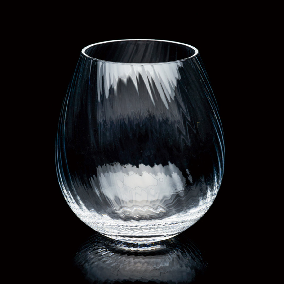 廣田硝子 グラス 350ml 花蕾 モール karai ( ガラス 日本製 コップ タンブラー 桐箱入 おしゃれ プレゼント ギフト 贈り物 ) 【氷】 氷