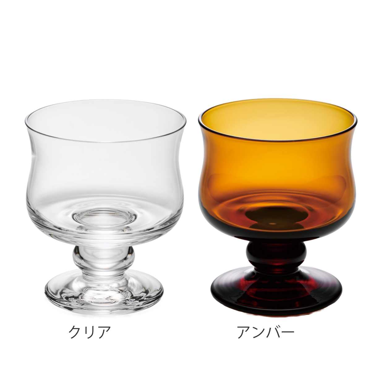 廣田硝子 グラス 200ml New Retro Moga ( ガラス 日本製 コップ デザート食器 デザート 食器 パフェ おしゃれ デザートカップ シンプル レトロ ) 【クリア】 クリア