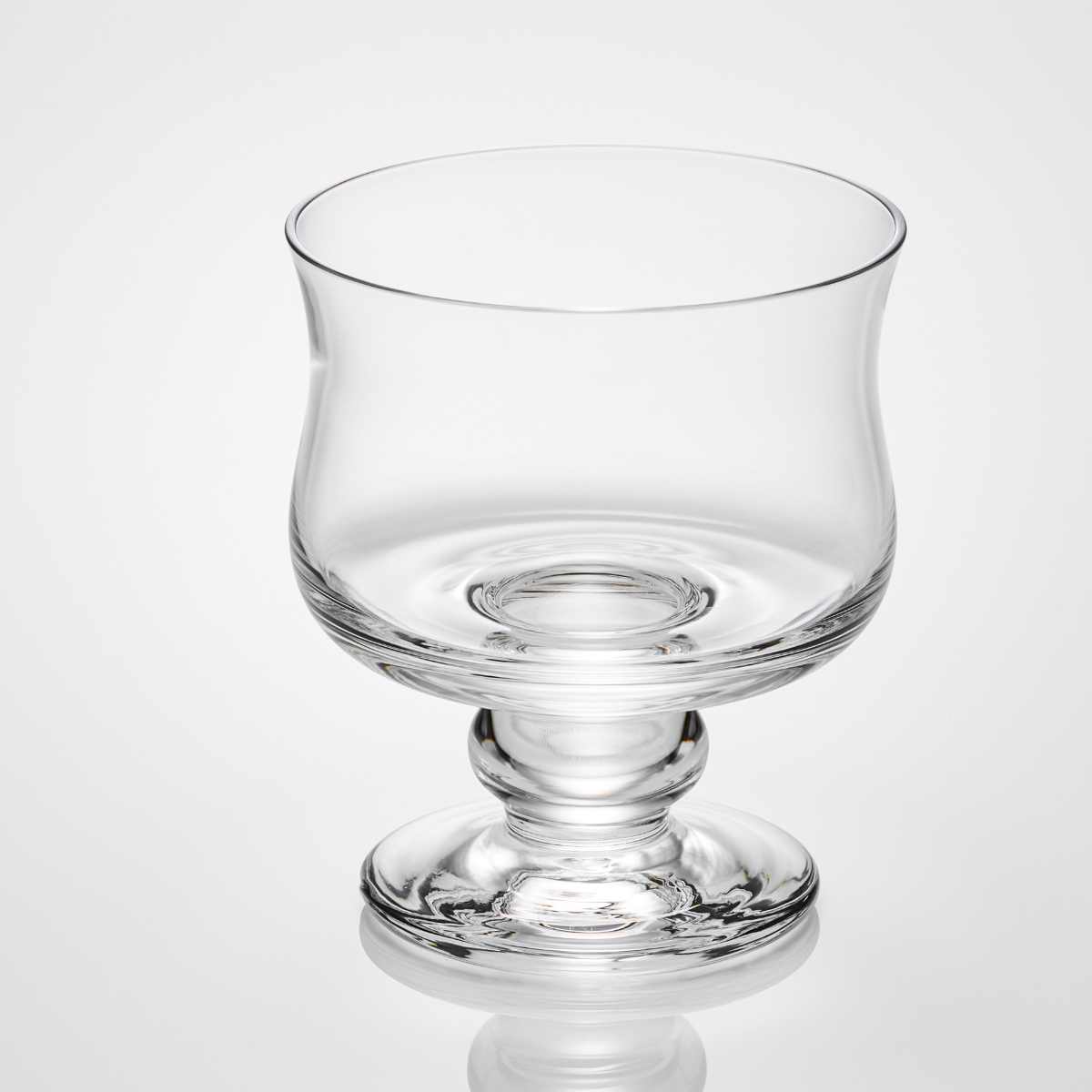 廣田硝子 グラス 200ml New Retro Moga ( ガラス 日本製 コップ デザート食器 デザート 食器 パフェ おしゃれ デザートカップ シンプル レトロ ) 【クリア】 クリア