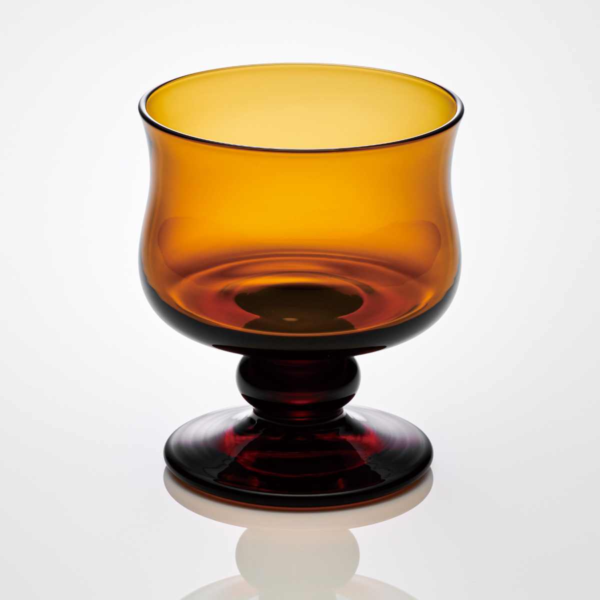 廣田硝子 グラス 200ml New Retro Moga ( ガラス 日本製 コップ デザート食器 デザート 食器 パフェ おしゃれ デザートカップ シンプル レトロ ) 【クリア】 クリア