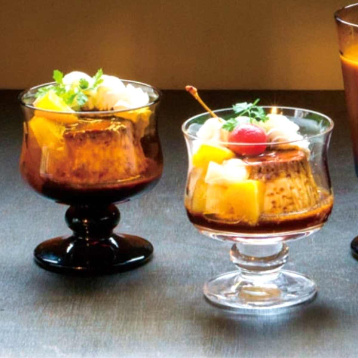 廣田硝子 グラス 200ml New Retro Moga ( ガラス 日本製 コップ デザート食器 デザート 食器 パフェ おしゃれ デザートカップ シンプル レトロ ) 【クリア】 クリア