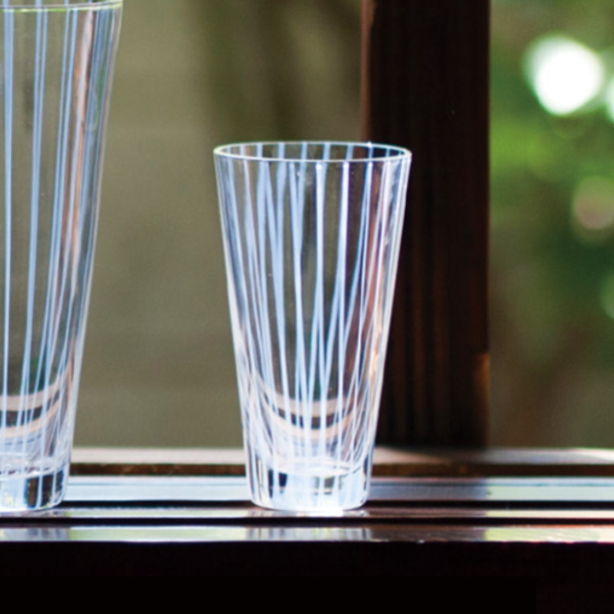 廣田硝子 グラス 90ml 大正浪漫硝子 十草 3オンスタンブラー ( ガラス 日本製 コップ タンブラー おしゃれ 硝子 ガラス製 かわいい レトロ 大正 モダン ストライプ )