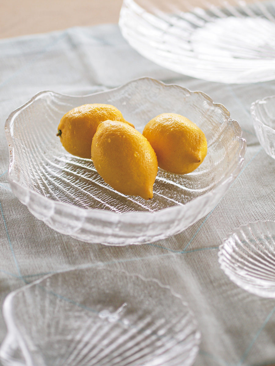 廣田硝子 皿 シェル 豆皿 ( ガラス 日本製 お皿 プレート 薬味 醤油 小さい おしゃれ かわいい 副菜 お菓子 デザート フルーツ )