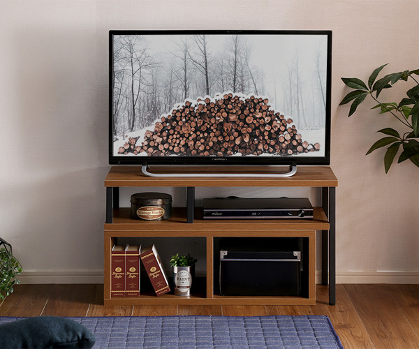 高評価なギフト コンソール 向かう 収納ラックヴィンテージ風 テレビボード キャビネット・サイドボード