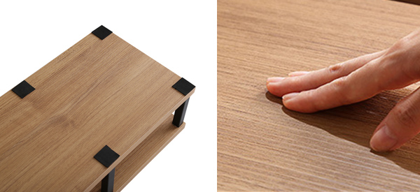 テレビ台 幅75~135cm 伸縮型 スリムタイプ ヴィンテージ調 ( ローボード テレビラック TV台 TVボード コーナー 組み換え 伸縮 リビング収納 TVラック 収納 ラック リビングボード コーナー置き 木目 スチール脚 おしゃれ ) 【オーク】 オーク