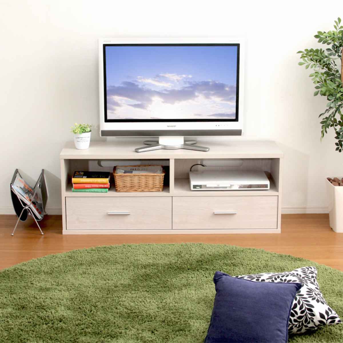 テレビ台 北欧風 引出し付 組合せ家具 DEALS 幅120cm （ テレビボード