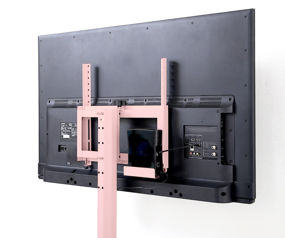 ハードディスクホルダー Rosalie専用 ( 専用 パーツ HDD Wi-Fi ルーター 薄型 スリム 専用パーツ 追加パーツ ) 【ピンク】 ピンク