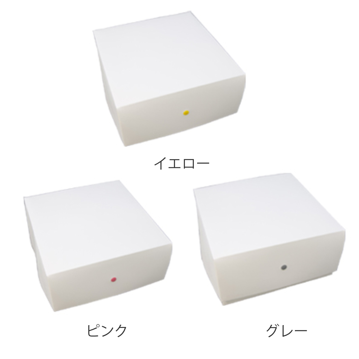 ケーキボックス ケーキ型 フラット 18cm用 プレーン 日本製 ( お菓子 ラッピング デコレーションケーキ 箱 製菓グッズ ホワイト 6号用 デコケーキボックス お菓子作り 手作り プレゼント 洗える 繰り返し 折りたたみ ) 【グレー】 グレー