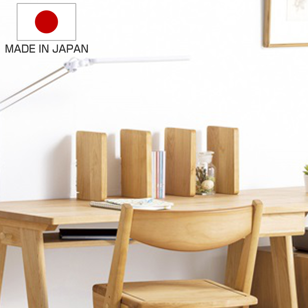 机上棚 学習机 上棚のみ 幅51.6cm 背面アクリルパネル スキップ （ 本立て 上棚 卓上 ブックスタンド 本棚 木製 デスク 日本製 パーツ 収納 引き出し 小物整理 文房具 木目 ）