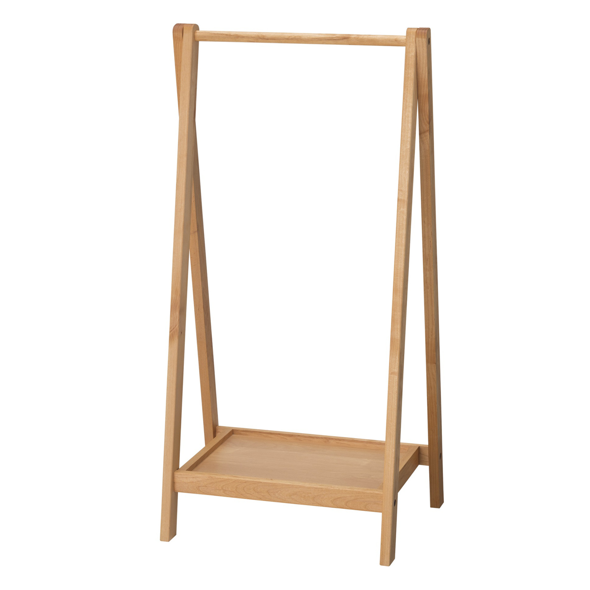 キッズハンガーラック 高さ120cm スキップ （ 棚付き ハンガーラック