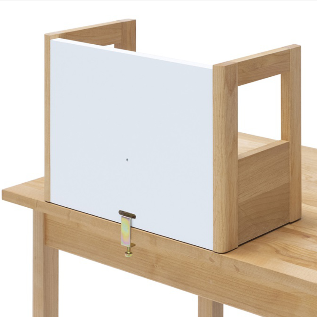 机上棚 学習机 上棚のみ 幅40cm 引出し付 ネージュ2 ( 上棚 卓上 ブックスタンド 本棚 木製 デスク 日本製 パーツ 収納 引き出し 小物整理 文房具 木目 )