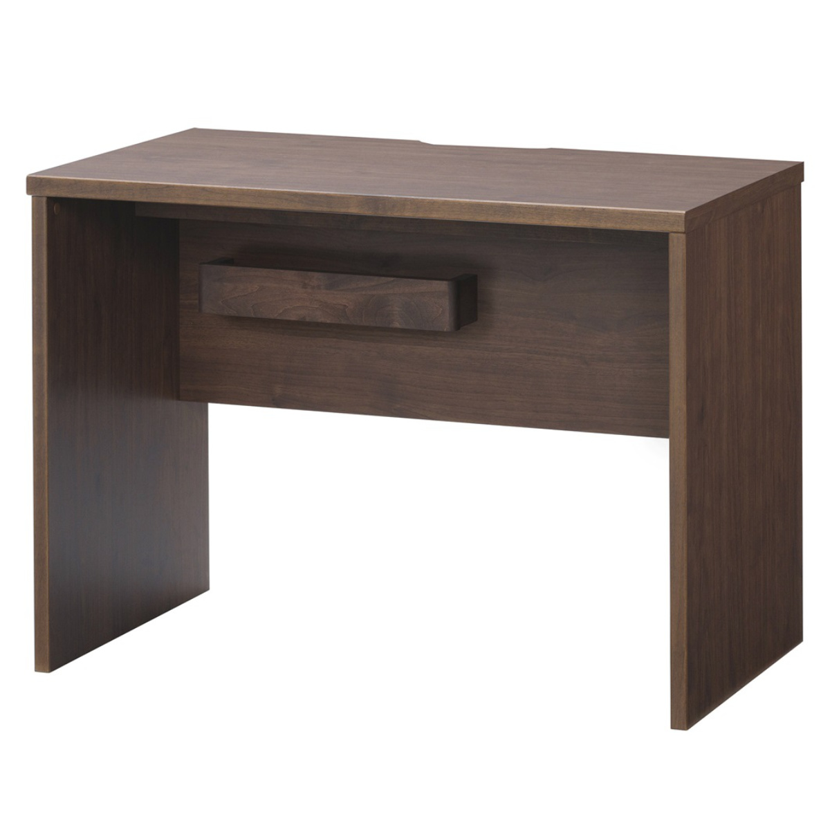 ワークデスク シンプル 幅100cm 奥行60cm 配線ボックス付 ディアス ( 高耐久 高硬度 抗菌 パソコン デスク 机 つくえ パソコンデスク PC リビング 木目調 日本製 配線ボックス付き ナチュラル ウォールナット ) 【ナチュラル】 ナチュラル