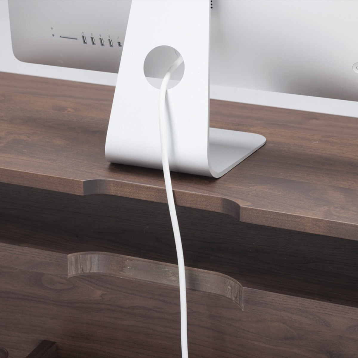 ワークデスク シンプル 幅150cm 奥行60cm 配線ボックス付 ディアス ( ワイド 高耐久 高硬度 抗菌 パソコン デスク 机 つくえ パソコンデスク PC リビング 木目調 日本製 配線ボックス付き ナチュラル ウォールナット ) 【ナチュラル】 ナチュラル