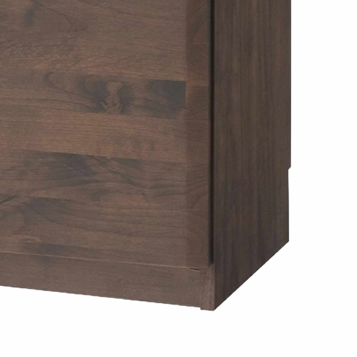 本棚 幅60.5cm ハイタイプ アールデザイン 日本製 ( 棚 ラック 扉収納 可動棚 収納 アルダー材 書棚 組み合わせ 低ホルムアルデヒド ナチュラル ウォールナット アルダー ) 【ナチュラル】 ナチュラル