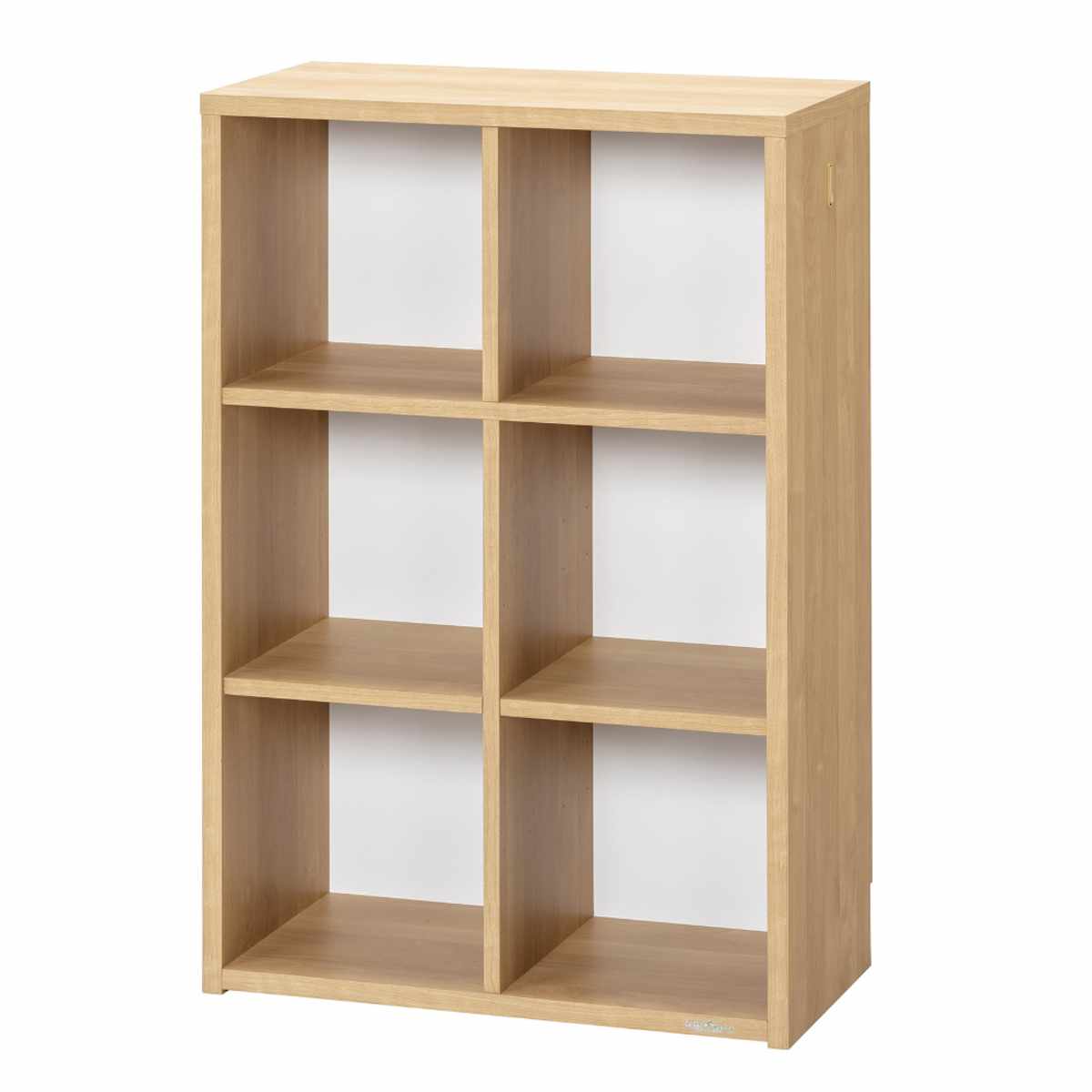 バーチカルシェルフ 幅73cm 組み替え 日本製 完成品 ( オープンシェルフ 本棚 ラック ランドセルラック バイカラー シェルフ 低ホルムアルデヒド リビング学習 ランドセル収納 ナチュラル ウォールナット ) 【ナチュラル】 ナチュラル