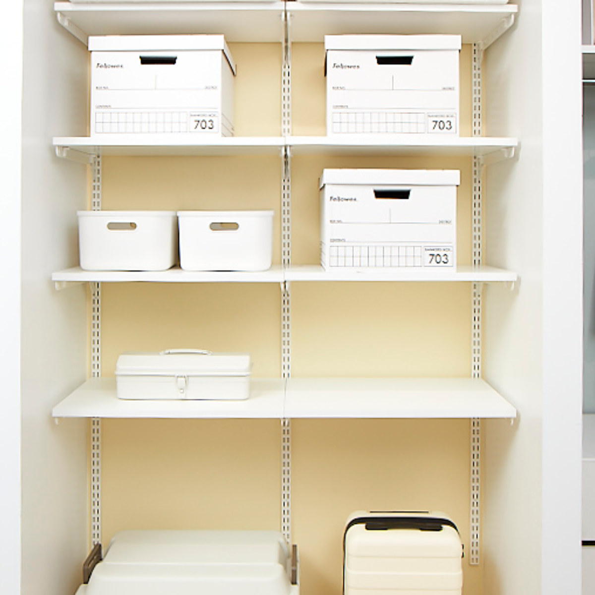 収納ケース 引き出し 1段 ブラケット付き 幅60cm フィットラック ( パーツ オプション 部品 DIY 収納 小物収納 小物入れ 壁掛け 浮かせる収納 可動棚 オープンラック 収納ラック 有効活用 ホワイト 引出し )