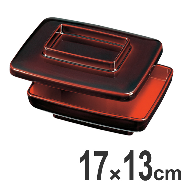 うな重 器 角 和うなぎ平 溜内朱 漆塗 重箱 丼重 うなぎ 漆器 食器 ( 脚付き 和食器 和風 鰻丼 鰻 ウナギ うな丼 漆塗り 漆 塗り 脚 高級感 業務用 蓋付き )