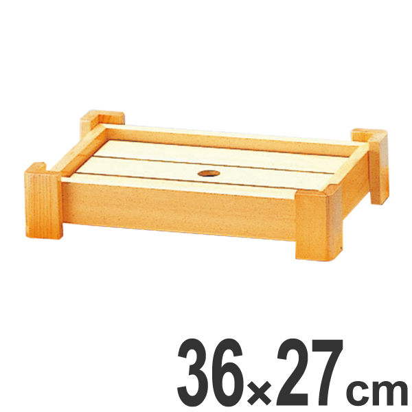盛器 木製 尺2 隅足盛器 皿 食器 刺身 お造り 食器 盛り皿 ( お皿 大漁盛り 器 うつわ 和食器 舟盛り 盛る 魚 懐石 懐石料理 飲食店 料亭 旅館 大皿 )