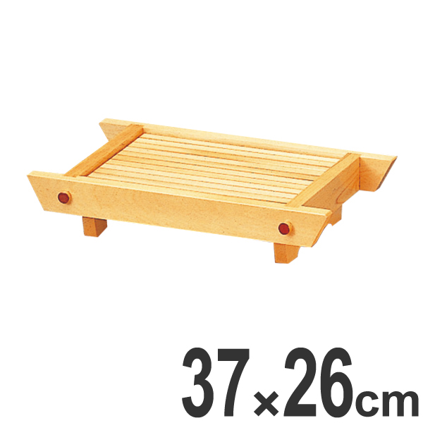 盛器 木製 尺2 井桁 盛込器 白木 目皿付き 皿 食器 刺身 お造り 食器 盛り皿 ( お皿 大漁盛り 器 うつわ 和食器 舟盛り 盛る 魚 懐石 懐石料理 飲食店 料亭 旅館 大皿 角型 )