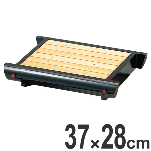 盛器 木製 尺2 井桁 盛込器 黒 目皿付き 皿 食器 刺身 お造り 食器 盛り皿 ( お皿 大漁盛り 器 うつわ 和食器 舟盛り 盛る 魚 懐石 懐石料理 飲食店 料亭 旅館 大皿 )