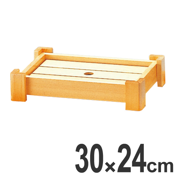 盛器 木製 一尺 隅足盛器 皿 食器 刺身 お造り 食器 盛り皿 業務用 ( お皿 大漁盛り 器 うつわ 和食器 舟盛り 盛る 魚 懐石 懐石料理 飲食店 料亭 旅館 大皿 )