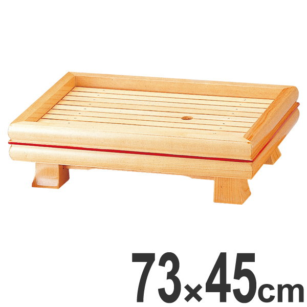 盛器 木製 2尺4寸 海陽盛込器 皿 食器 刺身 お造り 食器 盛り皿 業務用 ( お皿 大漁盛り 器 うつわ 和食器 舟盛り 盛る 魚 懐石 懐石料理 飲食店 料亭 旅館 大皿 角型 )