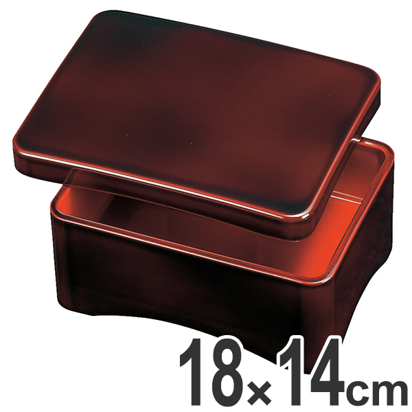 うな重 器 角 殿様丼重 殿様丼重 溜内朱 漆塗 一段 漆器 重箱 丼重 うなぎ 食器 業務用 ( 脚付き 和食器 和風 鰻丼 鰻 ウナギ 溜漆 うな丼 漆塗り 漆 塗り 脚 高級感 蓋付き )