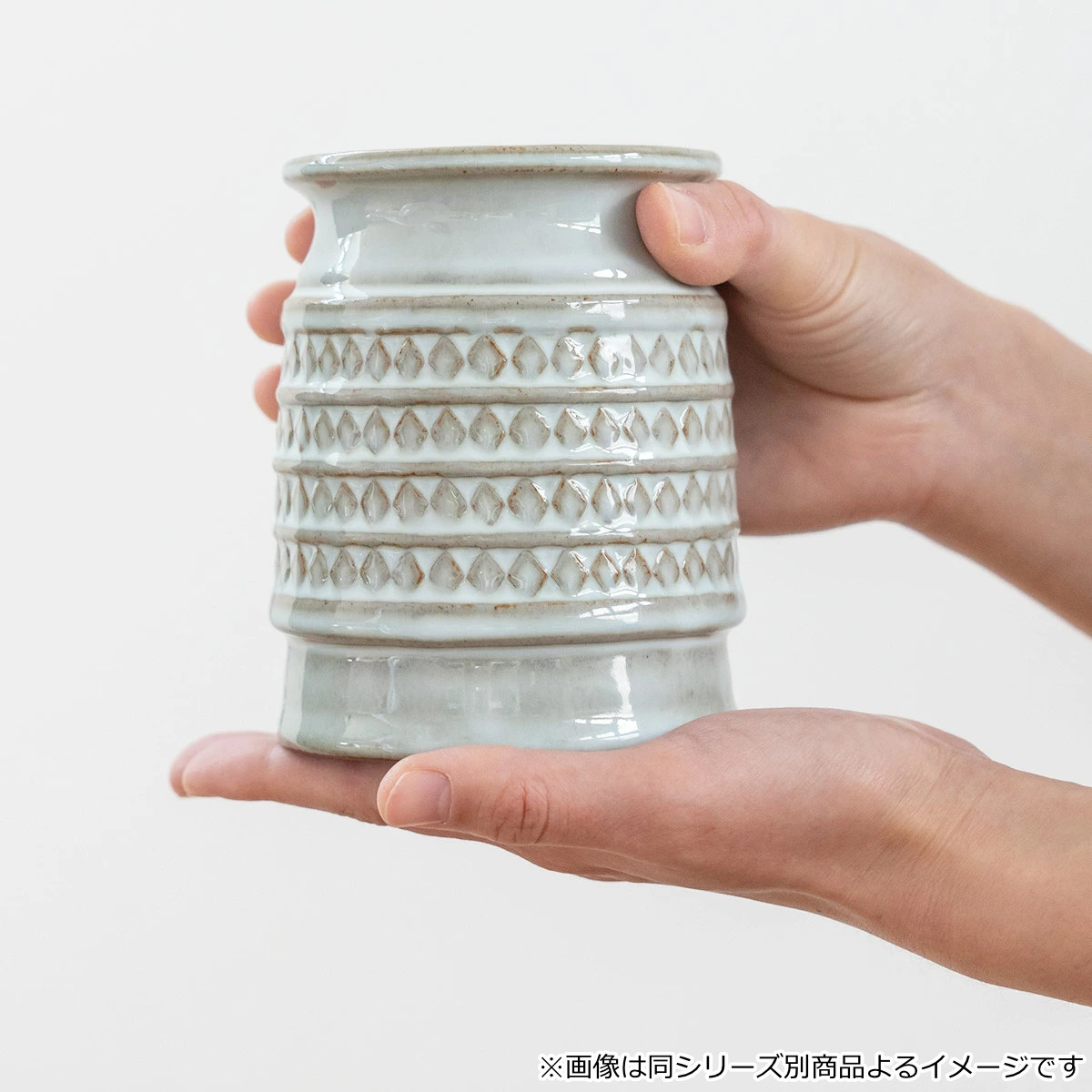 カトラリースタンド スカンジナビア ツールスタンド 磁器 日本製 ( カトラリー スタンド せっ器 北欧 キッチンツール収納 調理道具 キッチンツール 収納 調理道具立て 食洗機対応 花瓶 フラワーベース マット おしゃれ かわいい ) 【マットブロンズ】 マットブロンズ