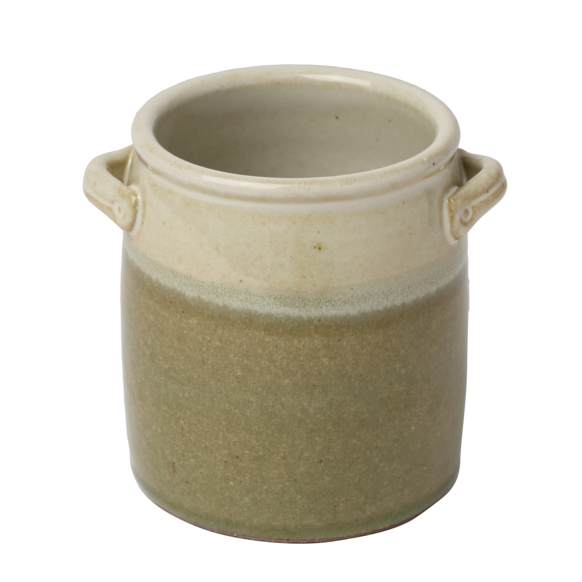 カトラリースタンド ミョルク ツールスタンド 日本製 ( カトラリー スタンド せっ器 北欧 キッチンツール収納 調理道具 キッチンツール 収納 調理道具立て 食洗機対応 花瓶 フラワーベース バイカラー おしゃれ かわいい ) 【ジンジャー】 ジンジャー