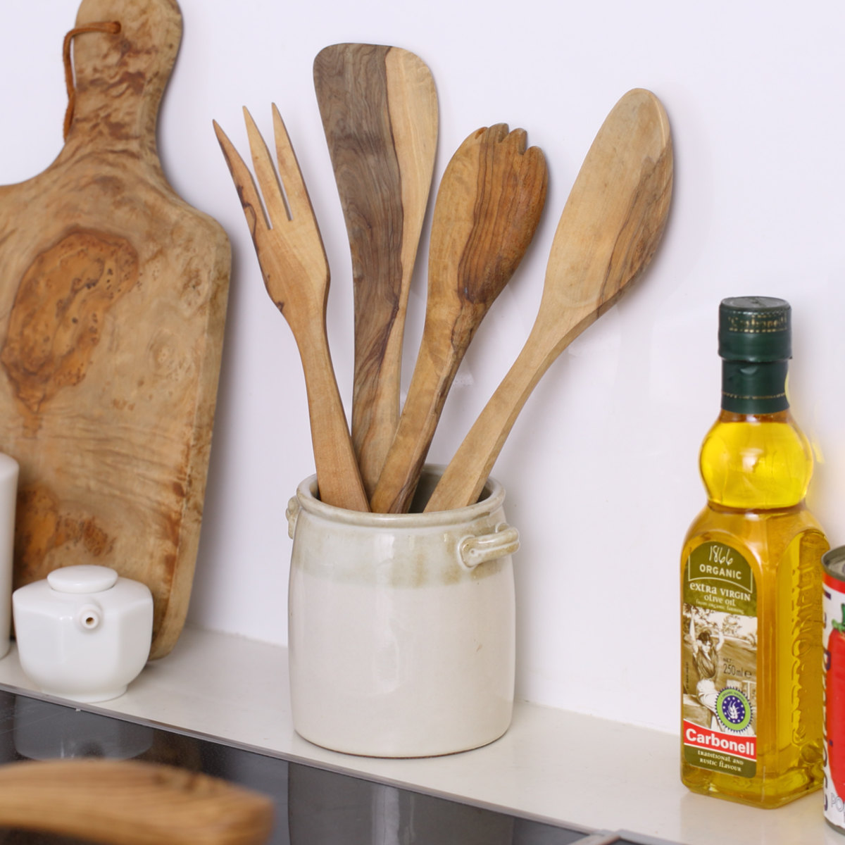 カトラリースタンド ミョルク ツールスタンド 日本製 ( カトラリー スタンド せっ器 北欧 キッチンツール収納 調理道具 キッチンツール 収納 調理道具立て 食洗機対応 花瓶 フラワーベース バイカラー おしゃれ かわいい ) 【ジンジャー】 ジンジャー