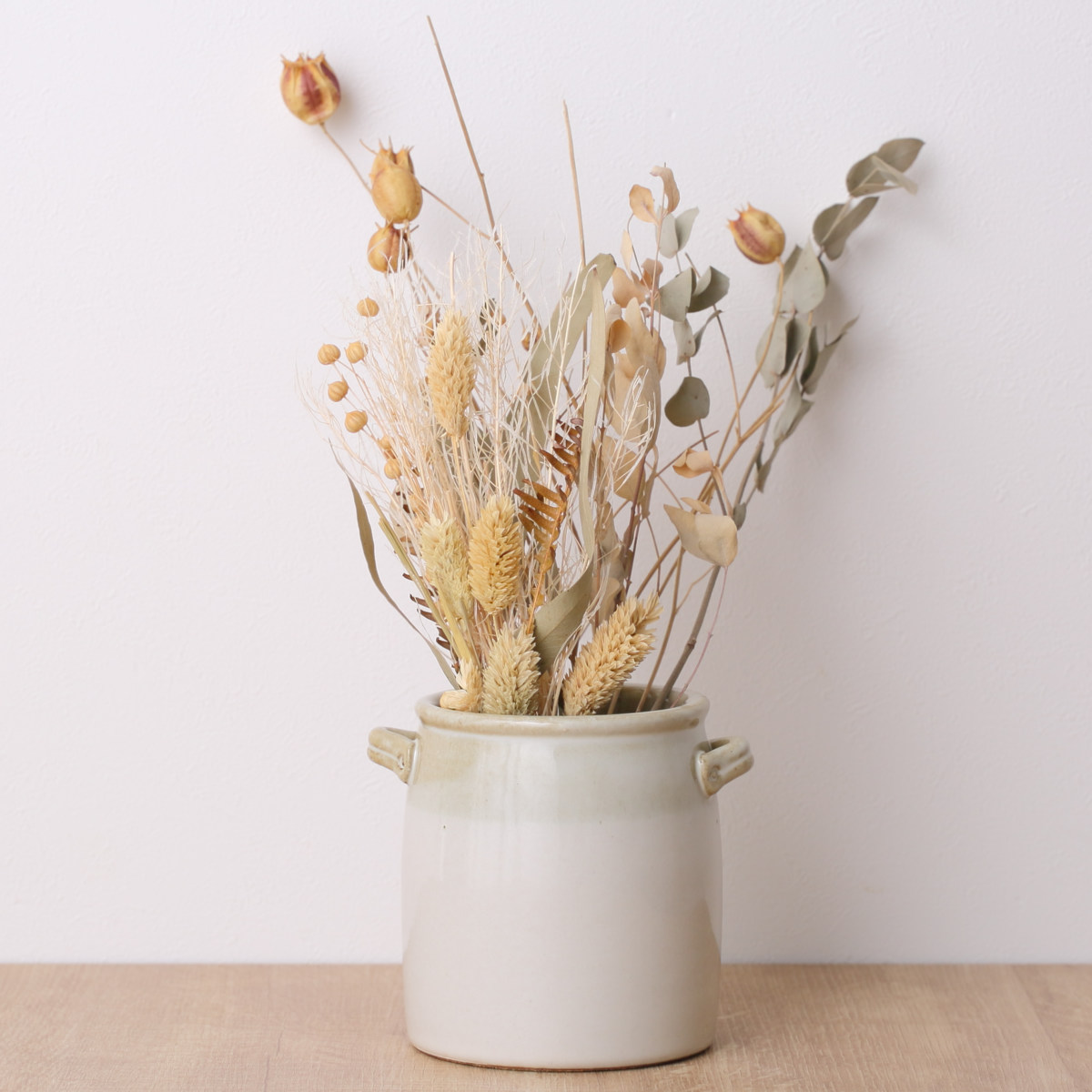 カトラリースタンド ミョルク ツールスタンド 日本製 ( カトラリー スタンド せっ器 北欧 キッチンツール収納 調理道具 キッチンツール 収納 調理道具立て 食洗機対応 花瓶 フラワーベース バイカラー おしゃれ かわいい ) 【ジンジャー】 ジンジャー