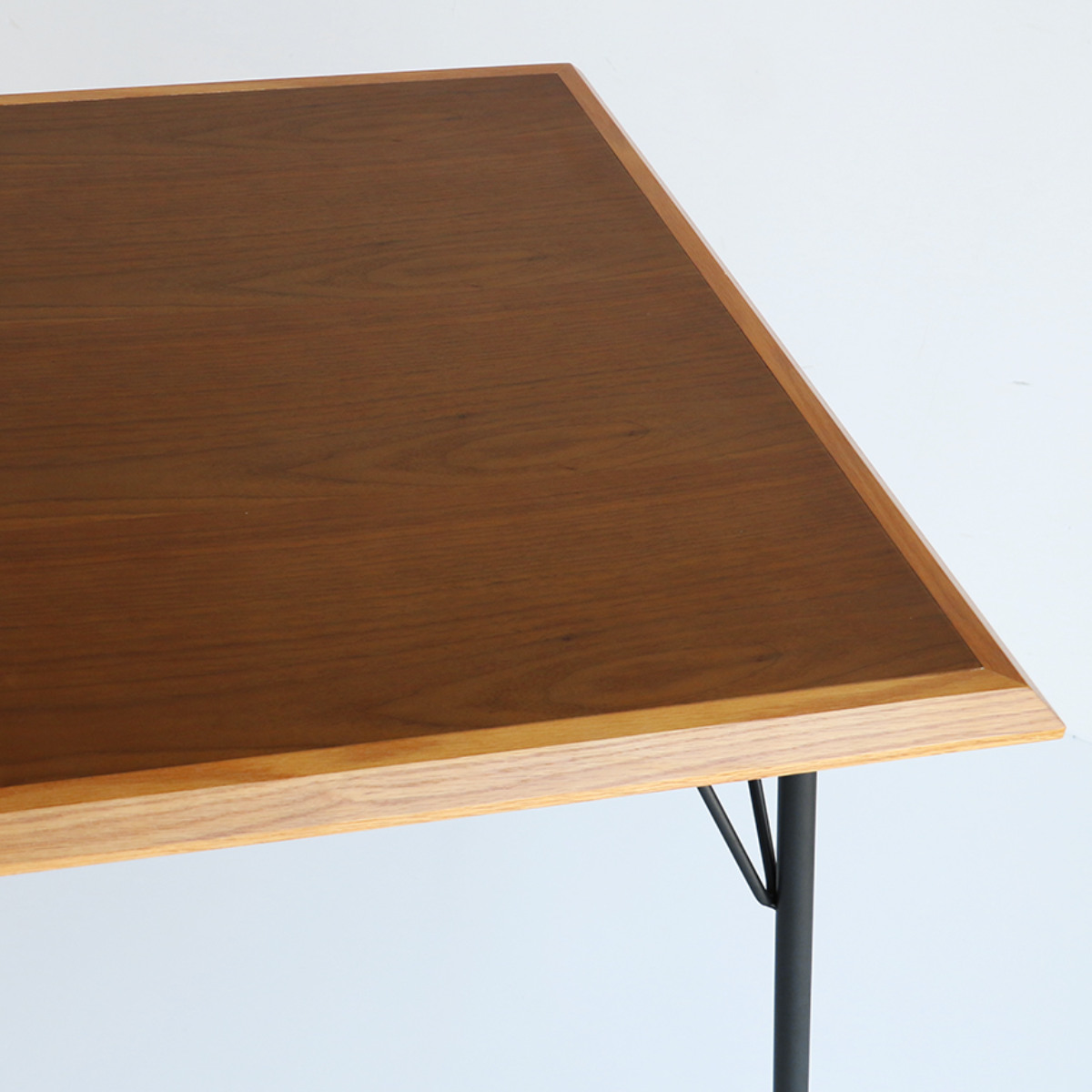 ダイニングテーブル 幅75cm RUMMY 木製 スチール （ 正方形 2人掛け コンパクト テーブル 食卓 おしゃれ シンプル ウォールナット  オーク ）