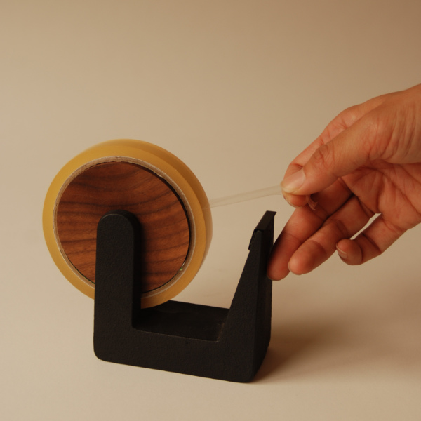 テープカッター tetu 鉄製 （ セロハンテープ台 文具 文房具