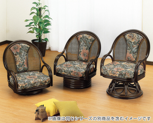 アジアンスタイル　ラタン座椅子