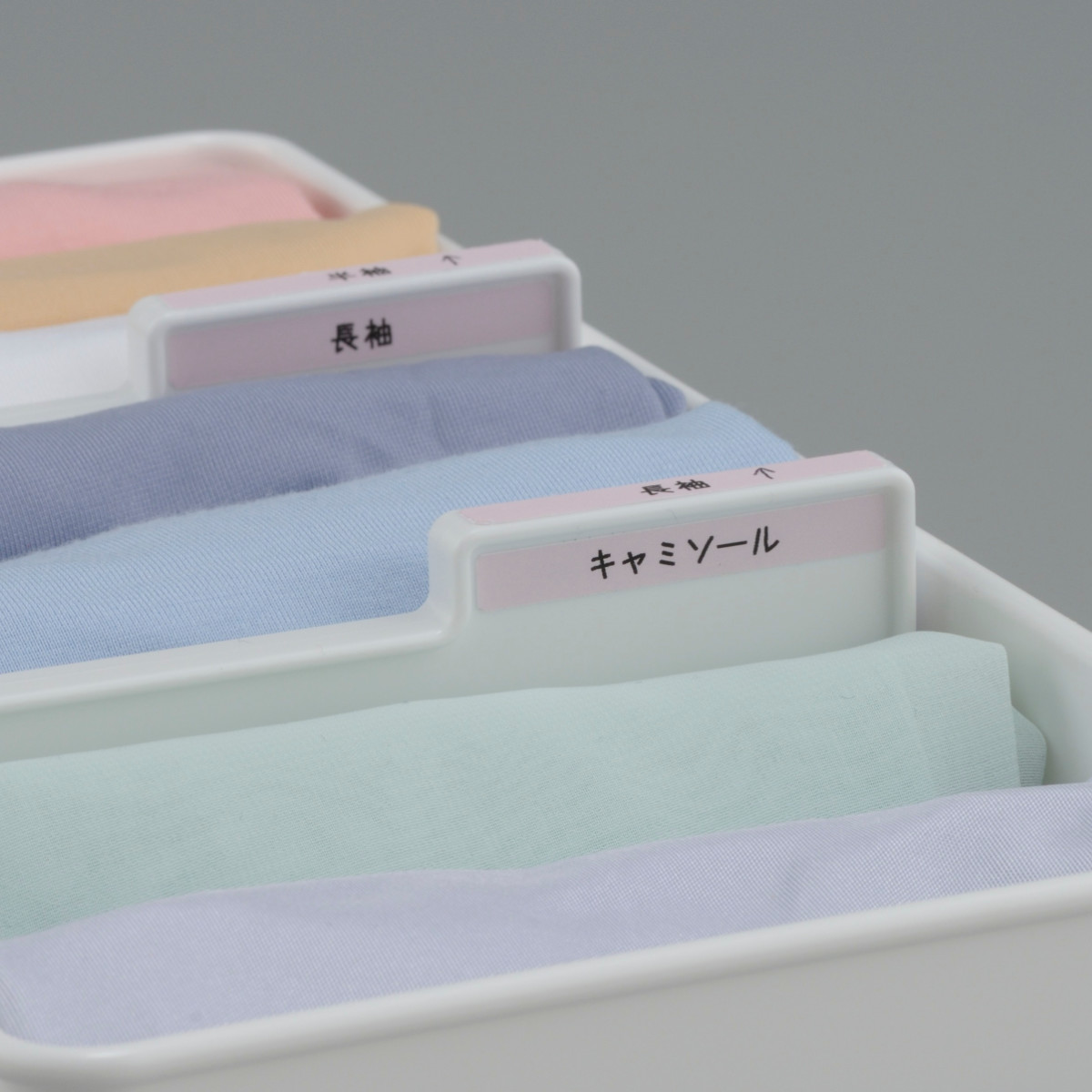 仕切りボックス 下着収納ケース M 仕切り付 幅29.2×奥行13.9×高さ10.8cm ( 収納 収納ボックス 仕切りケース ケース 仕切り 仕分け プラスチック インナーボックス 衣類収納 引出し 引き出し チェスト 小物収納 整理整頓 )