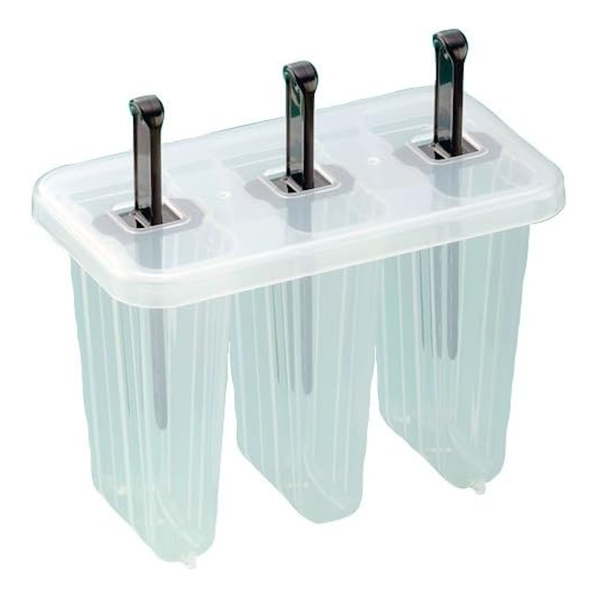 製氷皿 お家でアイス アイスメーカー 3本取 ( アイスキャンディー アイスキャンディーメーカー 型 棒付き シャーベット 3本 アイスキャンディ アイスキャンデー アイス型 手軽 棒付きアイス 日本製 BPAフリー )