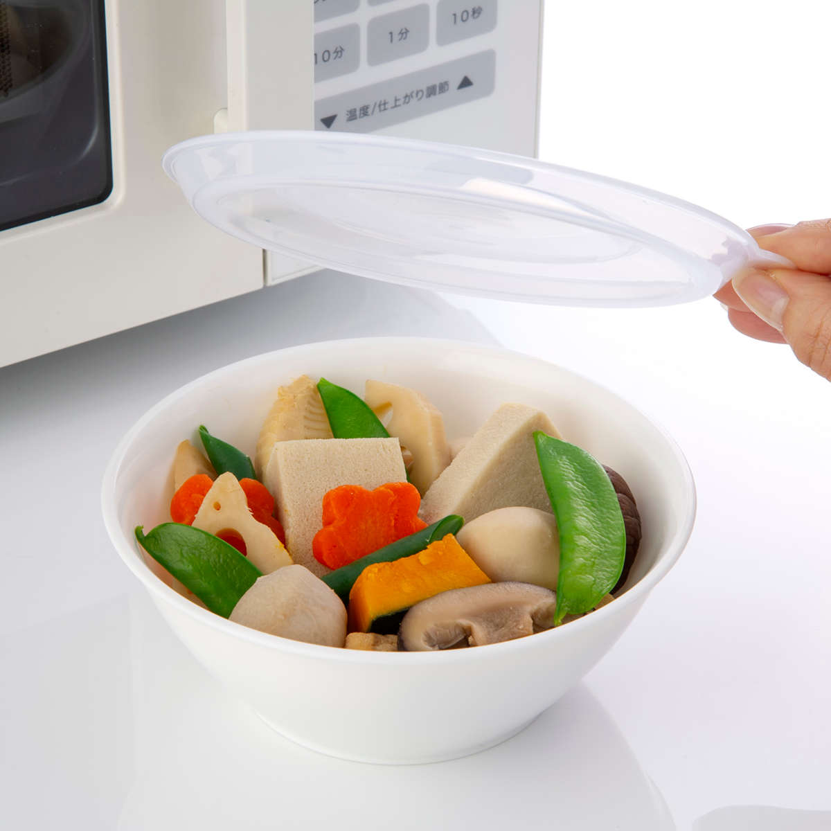 保存容器 そのまま食卓に出せる保存容器 L 5個セット ( 480ml 保存 容器 食品保存容器 食品 食洗機対応 電子レンジ対応 冷凍 食品保存 日本製 ストッカー 作り置き 常備菜 そのまま出せる 白い器 プラスチック BPAフリー )