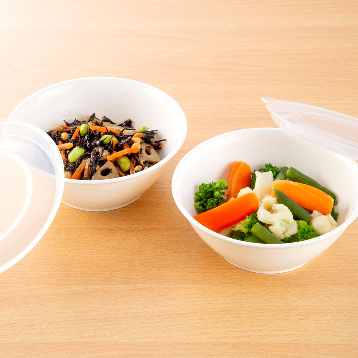 保存容器 そのまま食卓に出せる保存容器 M ( 380ml 保存 容器 食品保存容器 食品 食洗機対応 電子レンジ対応 冷凍 食品保存 日本製 ストッカー 作り置き 常備菜 そのまま出せる 白い器 プラスチック BPAフリー )