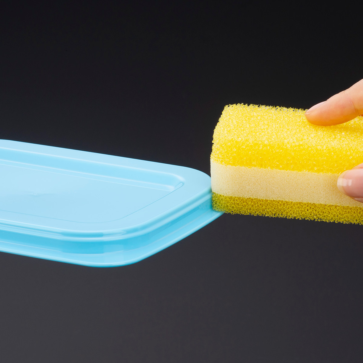 保存容器 楽ちんパック 角型 600ml 4色組 ( 容器 フードケース 電子レンジ対応 フタをしたまま 日本製 冷凍 冷蔵 洗いやすい フードコンテナ プラスチック レンジOK 作り置き 常備菜 おかず 浅型 透明 中が見える )