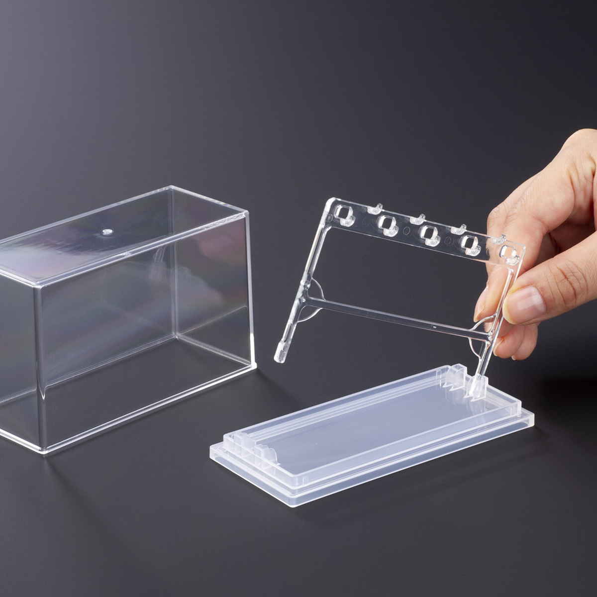 ミニチャーム ディスプレイケース 収納ケース11.9×5.3×7.3cm ( 収納 ケース ディスプレイ 飾る コレクション ボックス コレクションケース 見せる収納 ディスプレー 入れ物 入れ 収集 ガチャガチャ )