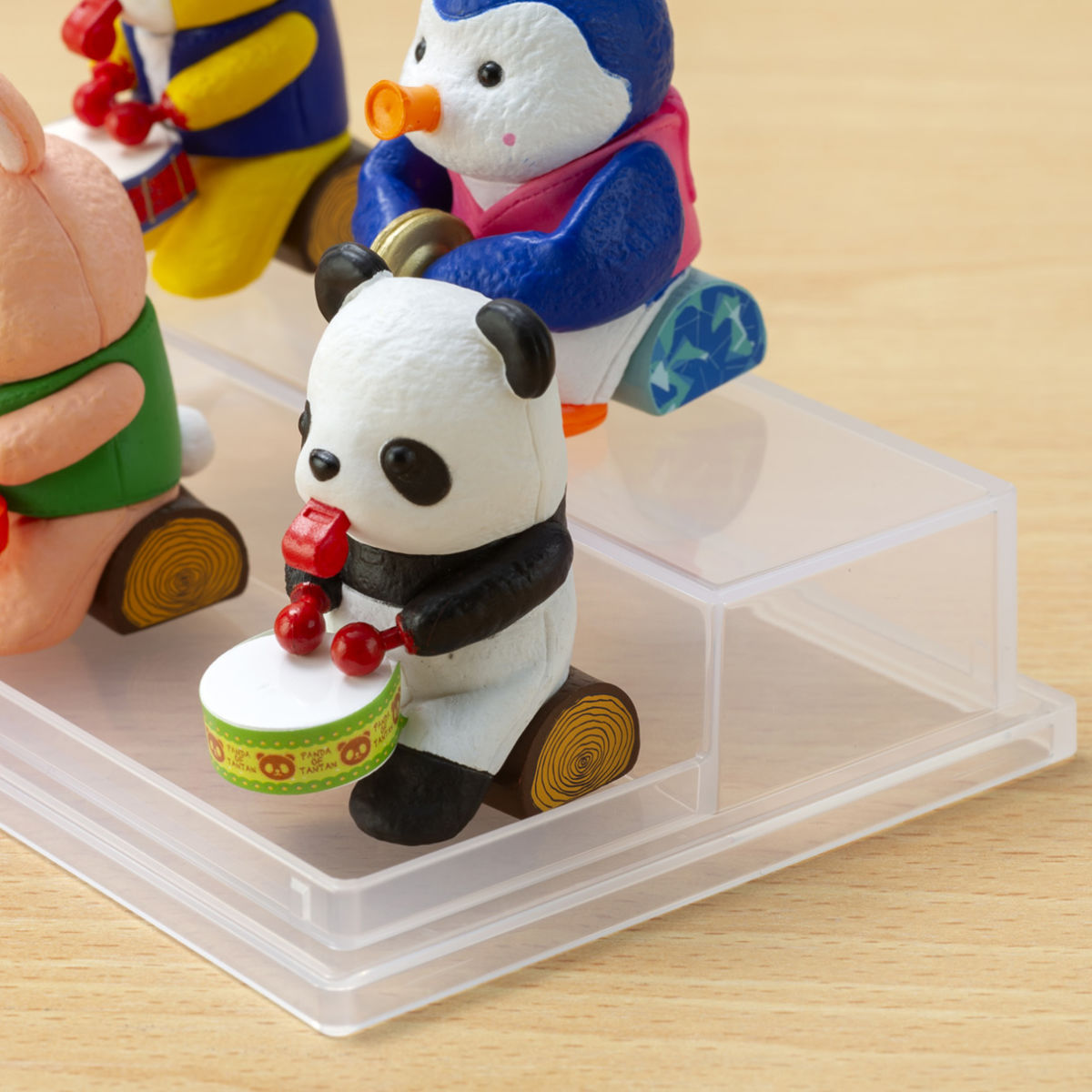 ミニフィギュア ディスプレイケース 収納ケース 10個セット 11.9×7.8×8.3cm ( 収納 ケース ディスプレイ 飾る コレクション ボックス コレクションケース 見せる収納 ディスプレー 入れ物 入れ 収集 ガチャガチャ ひな壇 )