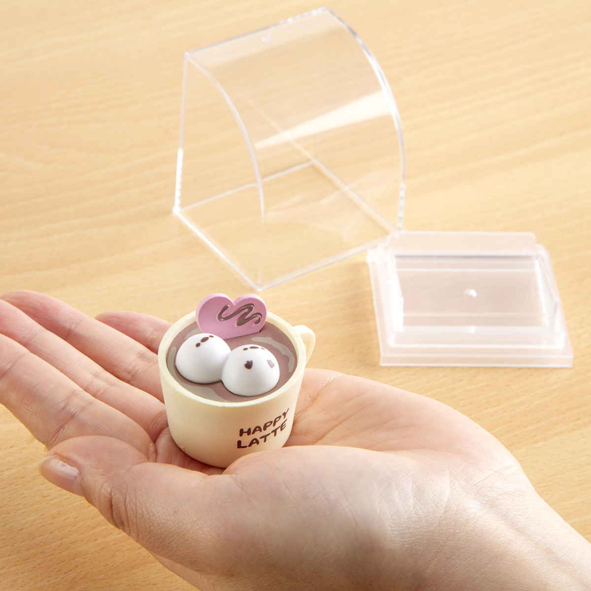 ミニチュアフード ディスプレイ 収納ケース 10個セット 5.9×5.3×6.7cm ( 収納 ケース 飾る コレクション ボックス コレクションケース 見せる収納 ディスプレー 入れ物 入れ 収集 ガチャガチャ 角度調節 )