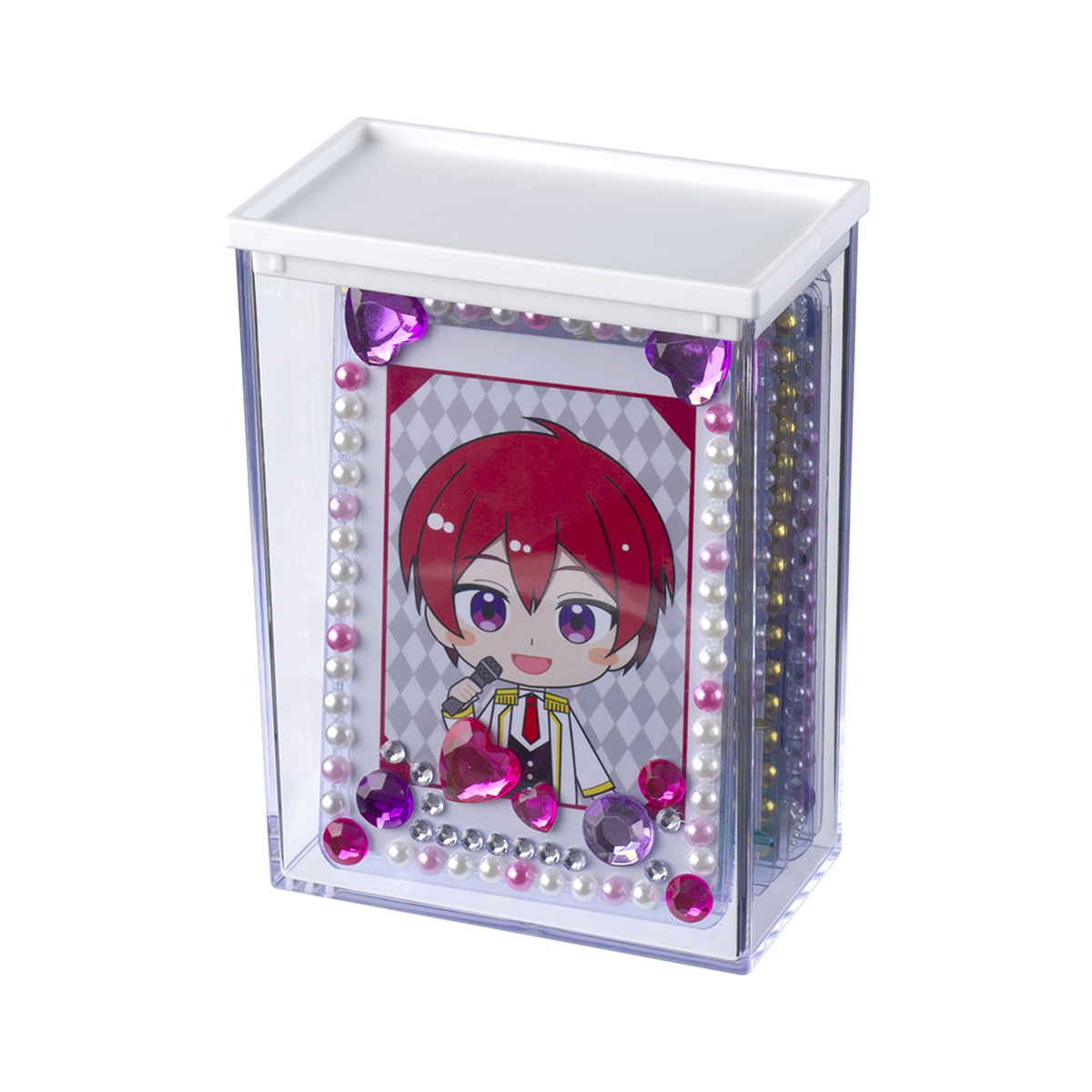 硬質カードケース ディスプレイ 収納ケース 10個セット 9×5.2×11.7cm ( 収納 ケース 飾る コレクション ボックス コレクションケース 見せる収納 ディスプレー 入れ物 入れ 収集 カード アクリルスタンド )