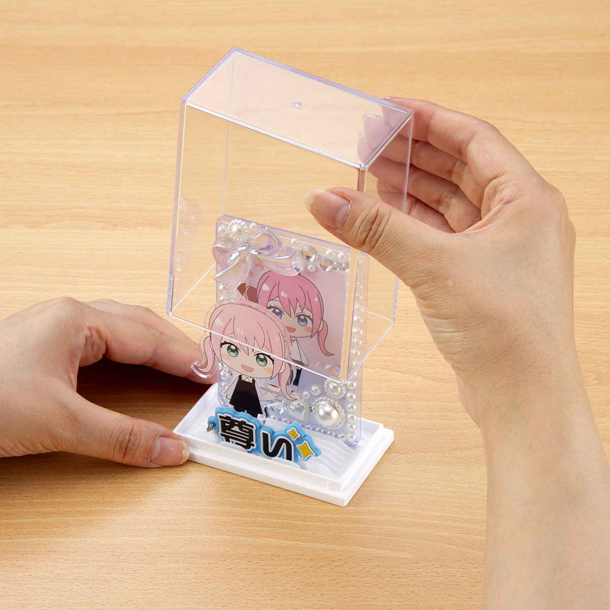 硬質カードケース ディスプレイ 収納ケース 10個セット 9×5.2×11.7cm ( 収納 ケース 飾る コレクション ボックス コレクションケース 見せる収納 ディスプレー 入れ物 入れ 収集 カード アクリルスタンド )