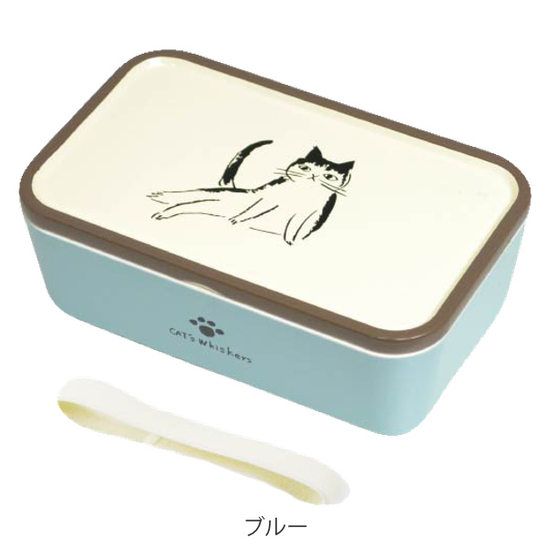 お弁当箱 1段 ネコ CATS Whiskers 600ml ランチ  - dショッピング