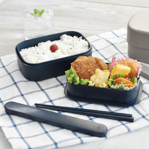 お弁当箱 2段 抗菌 Bamboo Base 人気の製品 940ml ランチボックス ネイビー 弁当箱 男子 大容量 レンジ対応 食洗機対応 男性 竹 高校生 スタイリッシュ お弁当グッズ 男の子 二段 メンズ 入れ子式 お弁当 環境 弁当 二段弁当箱 シンプル