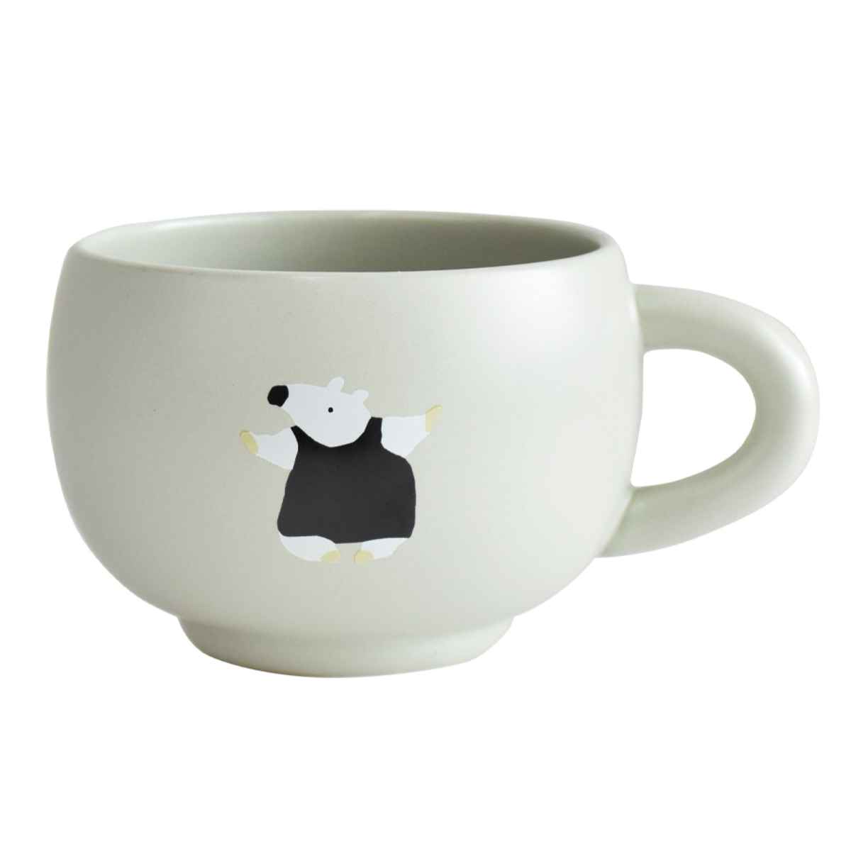 マグカップ 300ml Rareni レアニ 陶磁器 ( 食洗器対応 電子レンジ対応 マグ カップ コップ テーブルウェア キッチン用品 アニマル 動物 コーヒー 紅茶 ティータイム おしゃれ ) 【ハシビロコウ】 ハシビロコウ