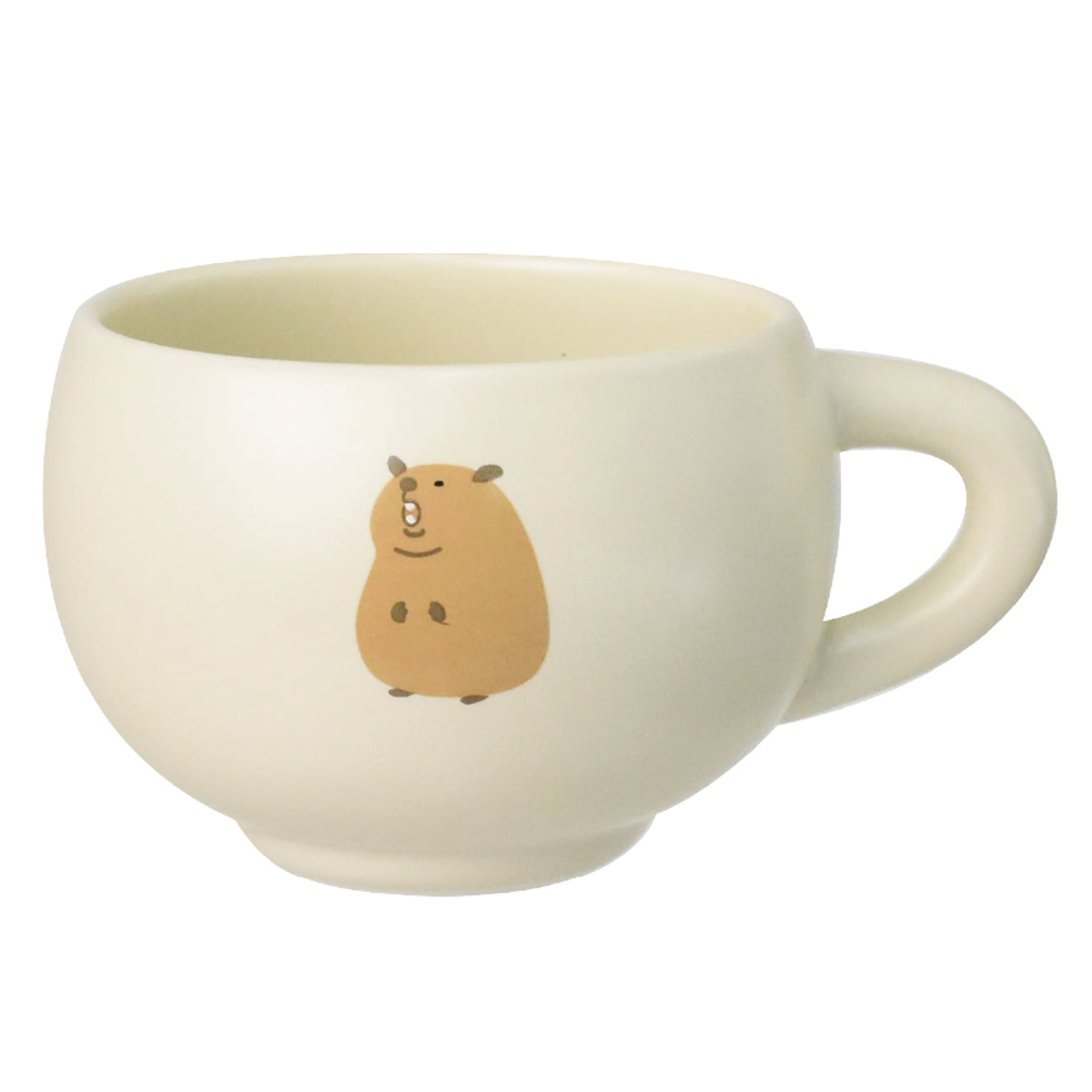 マグカップ 300ml Rareni レアニ 陶磁器 ( 食洗器対応 電子レンジ対応 マグ カップ コップ テーブルウェア キッチン用品 アニマル 動物 コーヒー 紅茶 ティータイム おしゃれ ) 【ハシビロコウ】 ハシビロコウ
