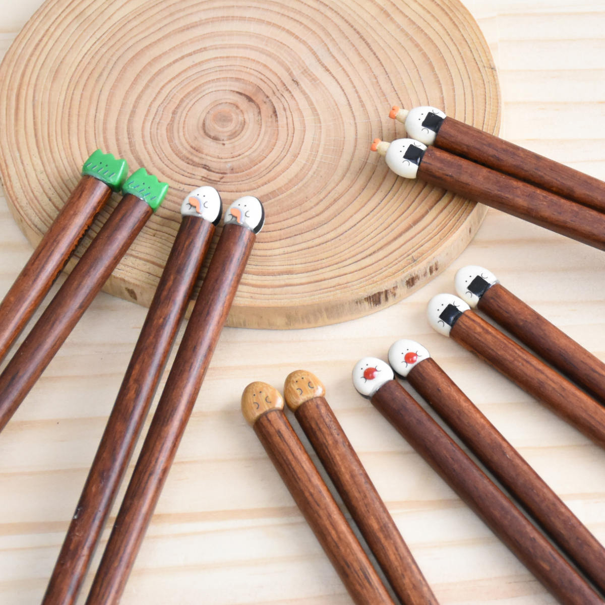 箸 21cm ぎゅっとおにぎりさん 木製 ( お箸 はし おはし ハシ カトラリー 日本製 天然木 シンプル 自宅用 普段使い かわいい おにぎり 国産 ) 【焼き】 焼き